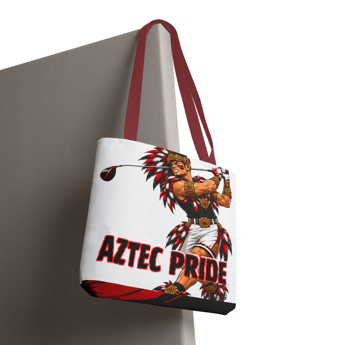 Aztec Golf Savage Warrior Tote Bag