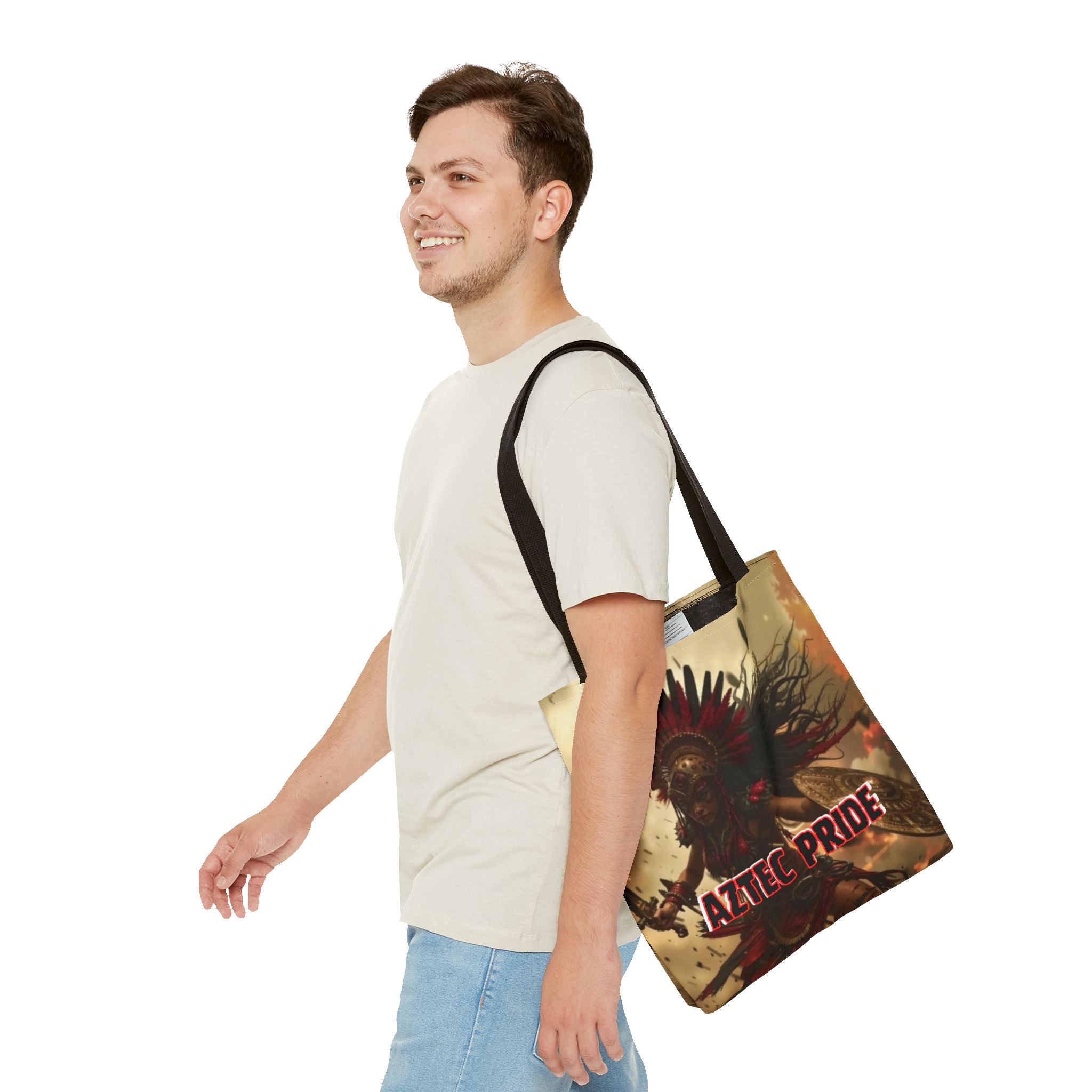 Aztec Bloodwar Queen Tote Bag – Aztec-Inspired Reusable Shopping Bag | GringoArte