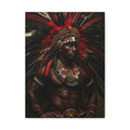 Aztec Panther Warrior – Bold Aztec Wall Art Canvas