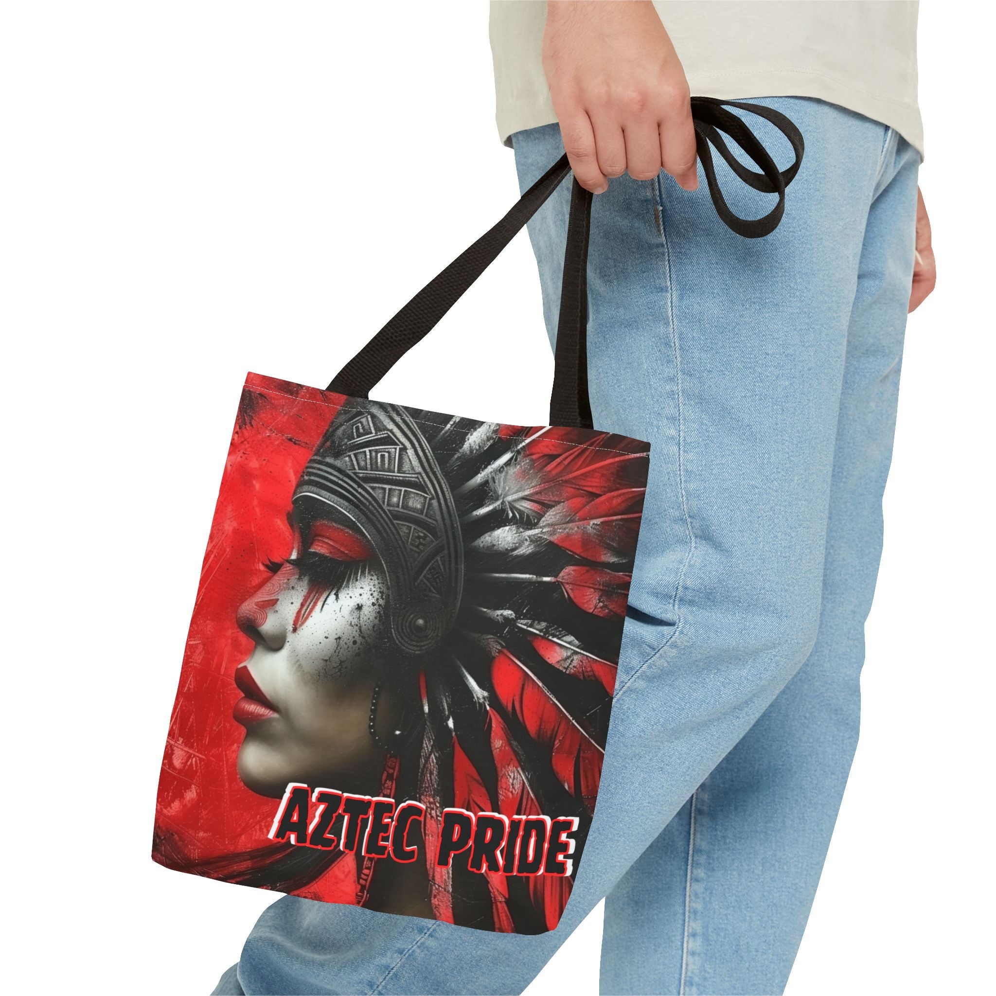 Aztec Fearless Goddess Tote Bag – Aztec-Inspired Reusable Shopping Bag | GringoArte