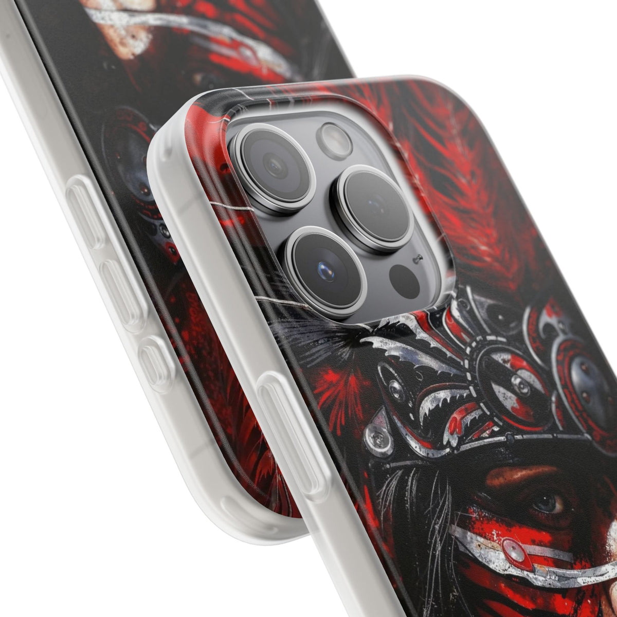 Aztec King of Kings – Flexi Phone Case (iPhone & Samsung • Clear TPU • Made in USA • Personalized Option)