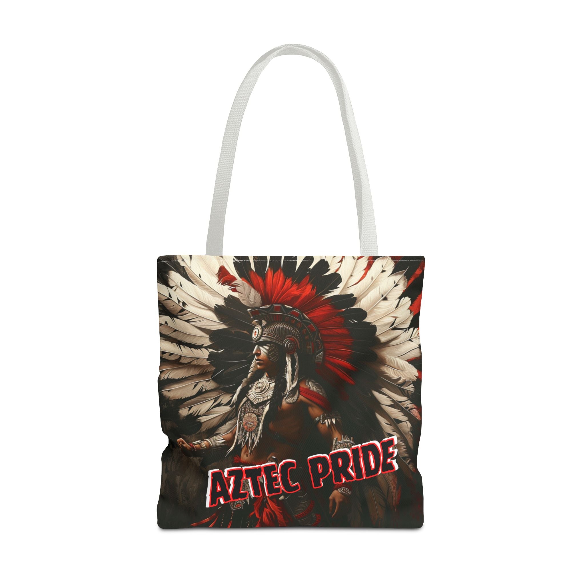 Aztec Fierce Warrior Tote Bag – Aztec-Inspired Reusable Shopping Bag | GringoArte