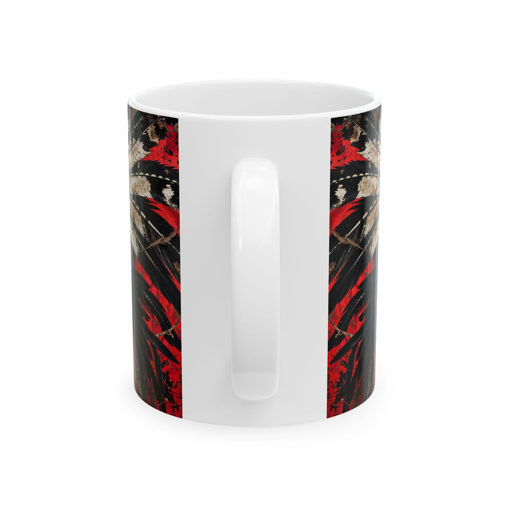 Aztec Moon Goddess – Ceramic Mug (11oz, 15oz • Dishwasher & Microwave Safe • Made in USA • Personalized Option)