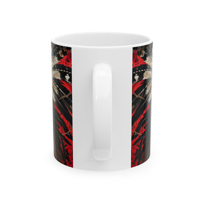 Aztec Moon Goddess – Ceramic Mug (11oz, 15oz • Dishwasher & Microwave Safe • Made in USA • Personalized Option)