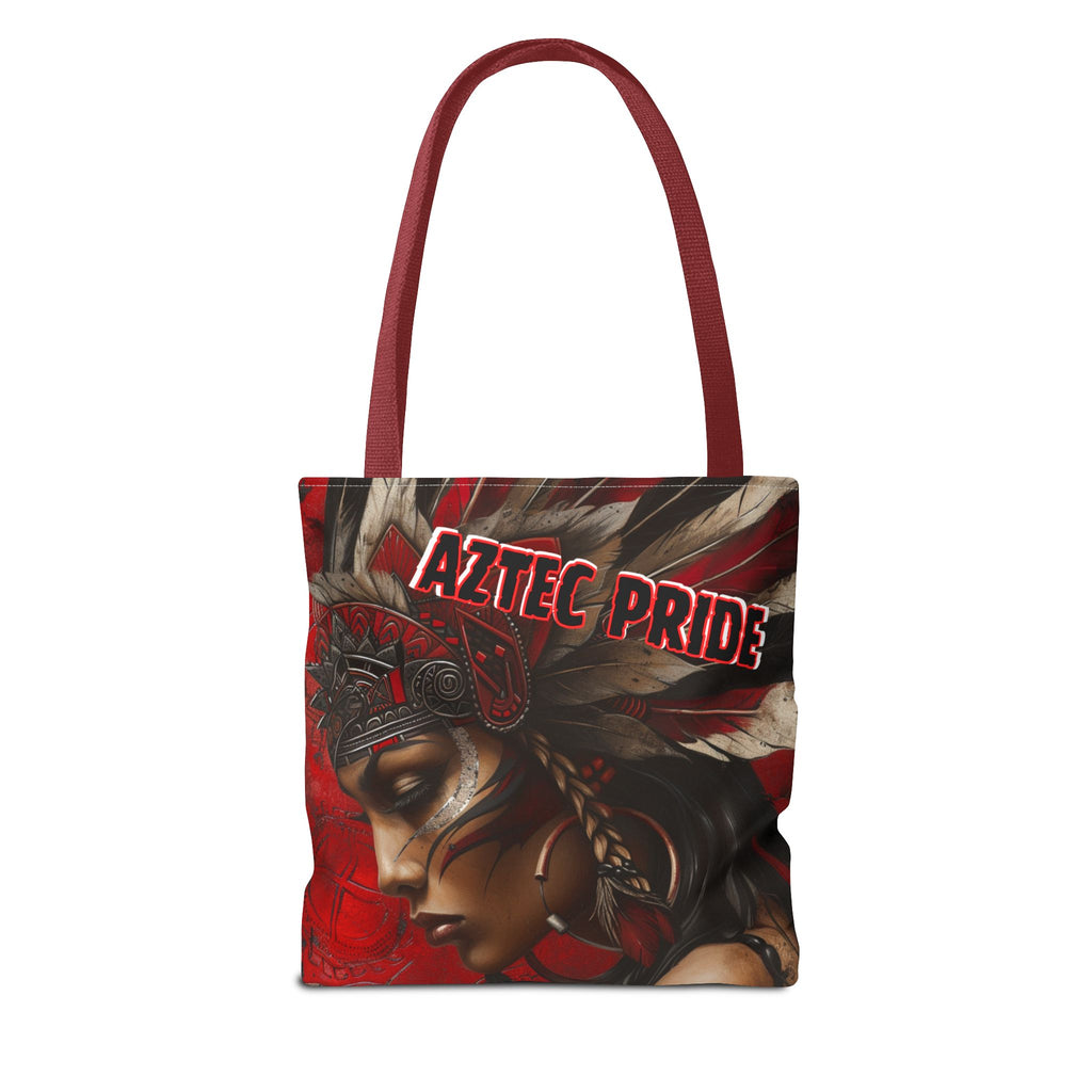 Aztec Sun Goddess Tote Bag – Aztec-Inspired Reusable Shopping Bag | GringoArte