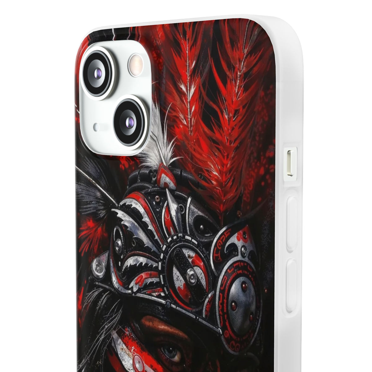 Aztec King of Kings – Flexi Phone Case (iPhone & Samsung • Clear TPU • Made in USA • Personalized Option)