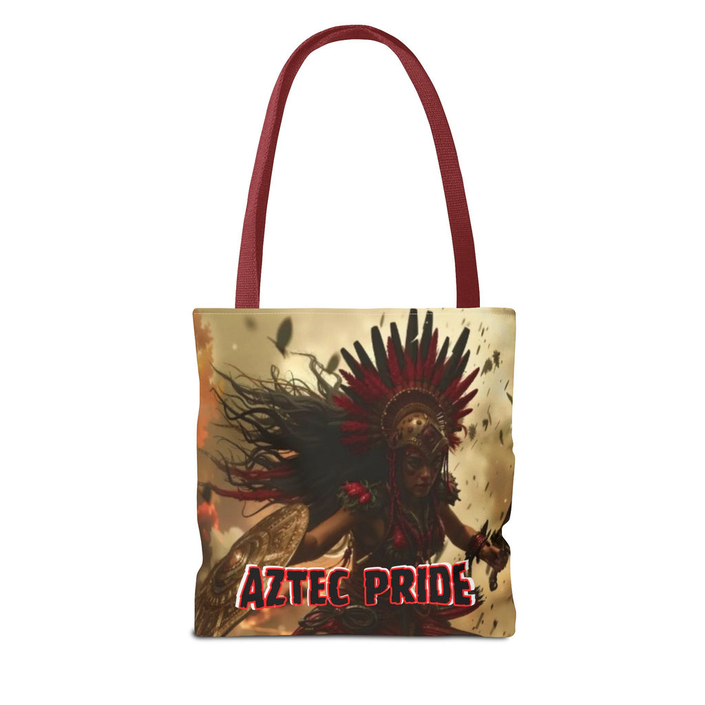 Aztec Bloodwar Queen Tote Bag – Aztec-Inspired Reusable Shopping Bag | GringoArte