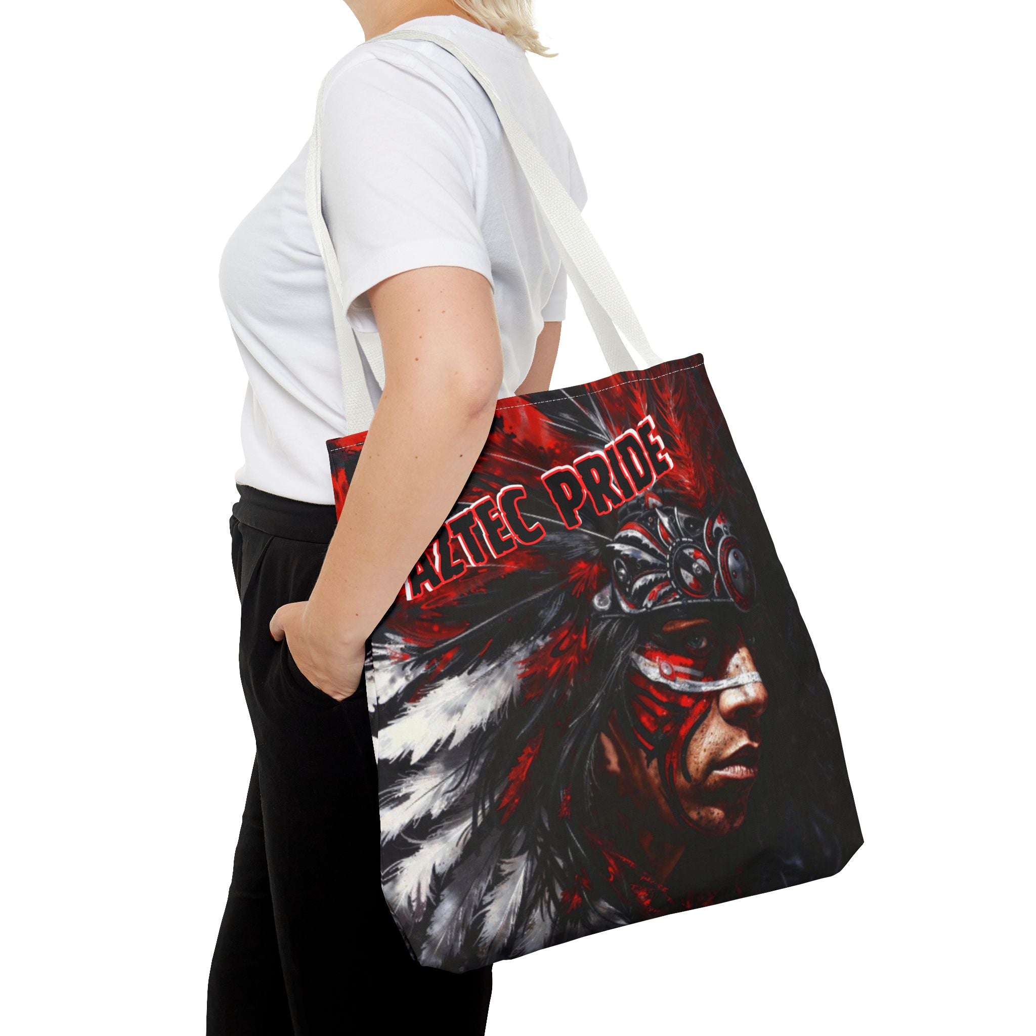 Aztec King of Kings Tote Bag – Aztec-Inspired Reusable Shopping Bag | GringoArte