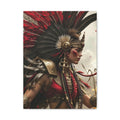 Aztec Warrior Queen – Bold Aztec Wall Art Canvas