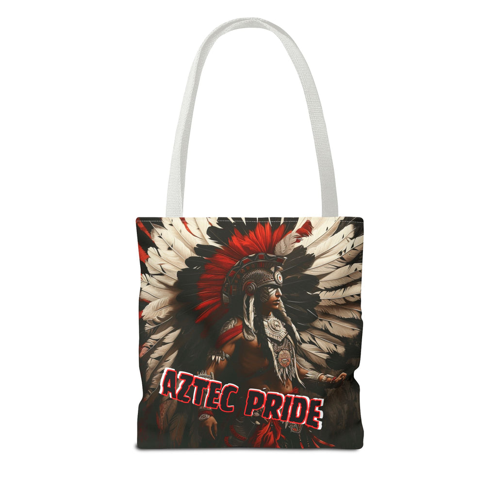 Aztec Fierce Warrior Tote Bag – Aztec-Inspired Reusable Shopping Bag | GringoArte