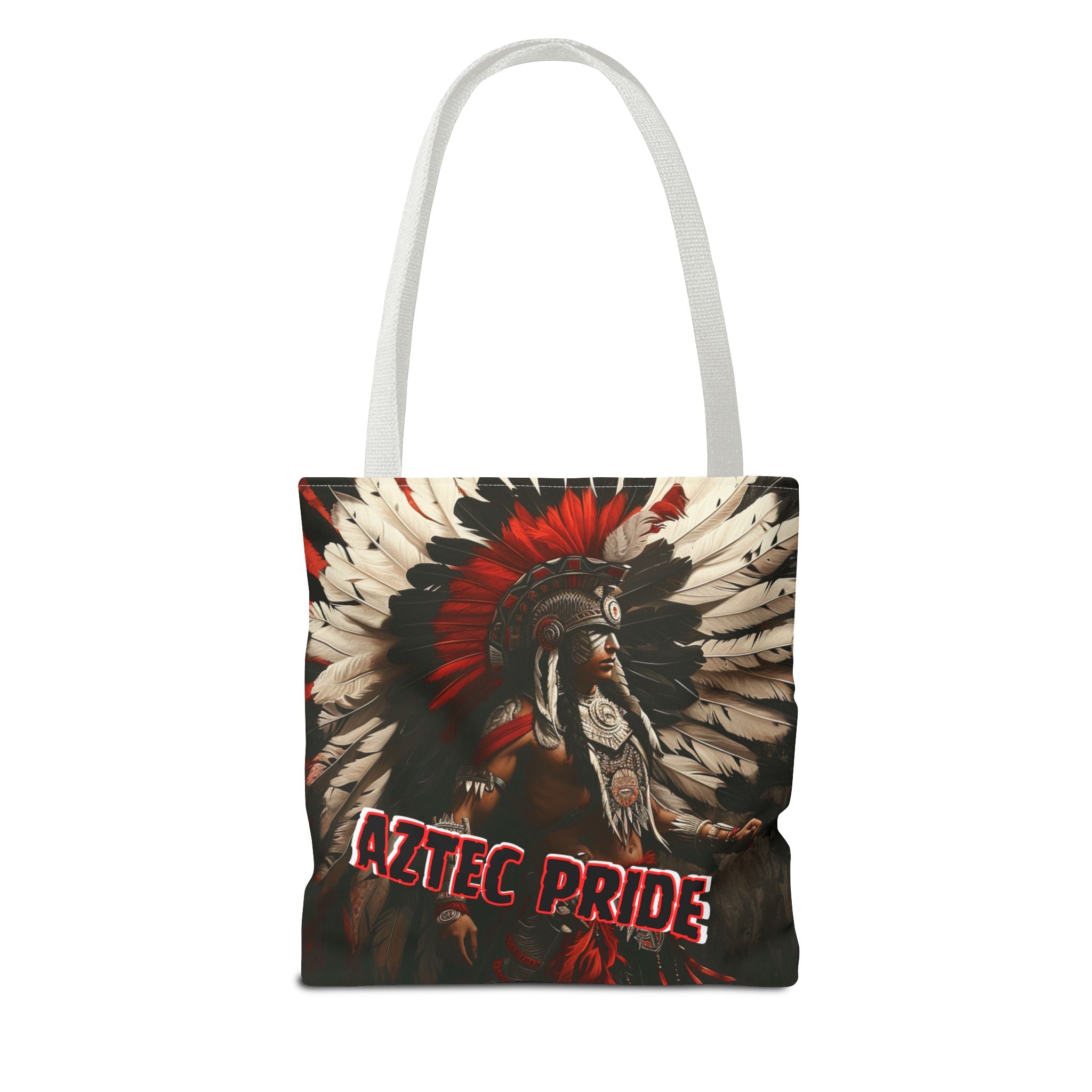 Aztec Fierce Warrior Tote Bag – Aztec-Inspired Reusable Shopping Bag | GringoArte