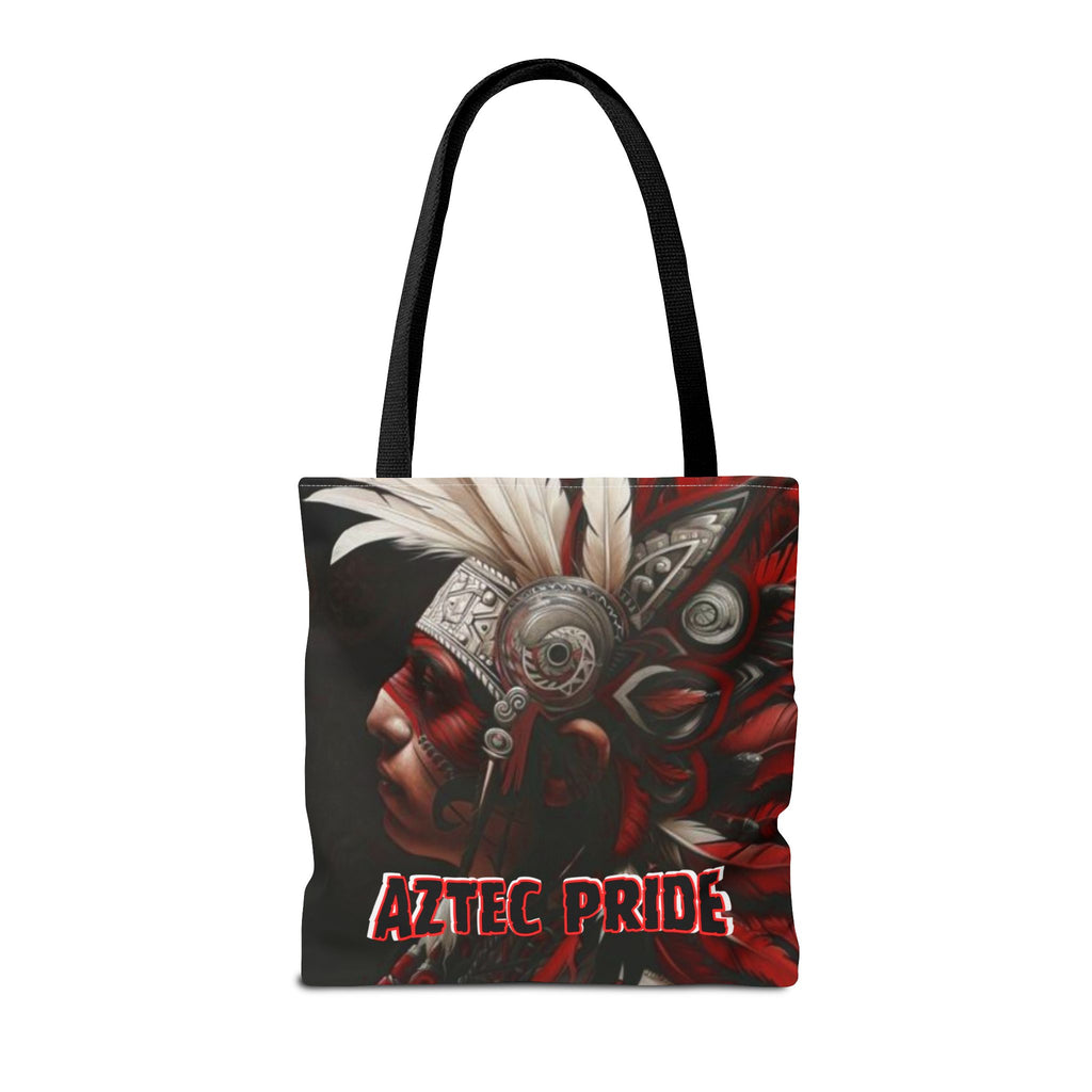 Aztec Warrior King Tote Bag – Aztec-Inspired Reusable Shopping Bag | GringoArte