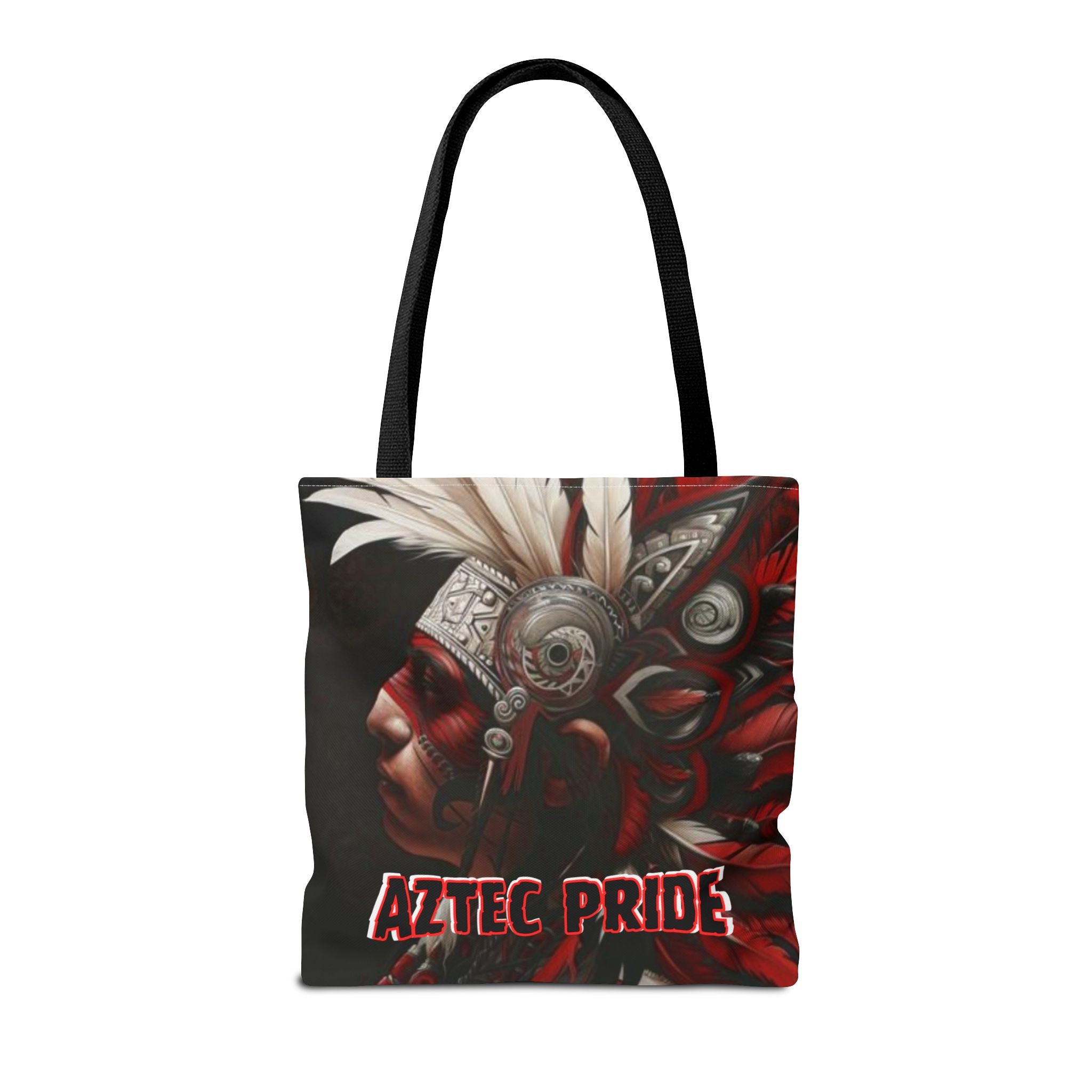 Aztec Warrior King Tote Bag – Aztec-Inspired Reusable Shopping Bag | GringoArte