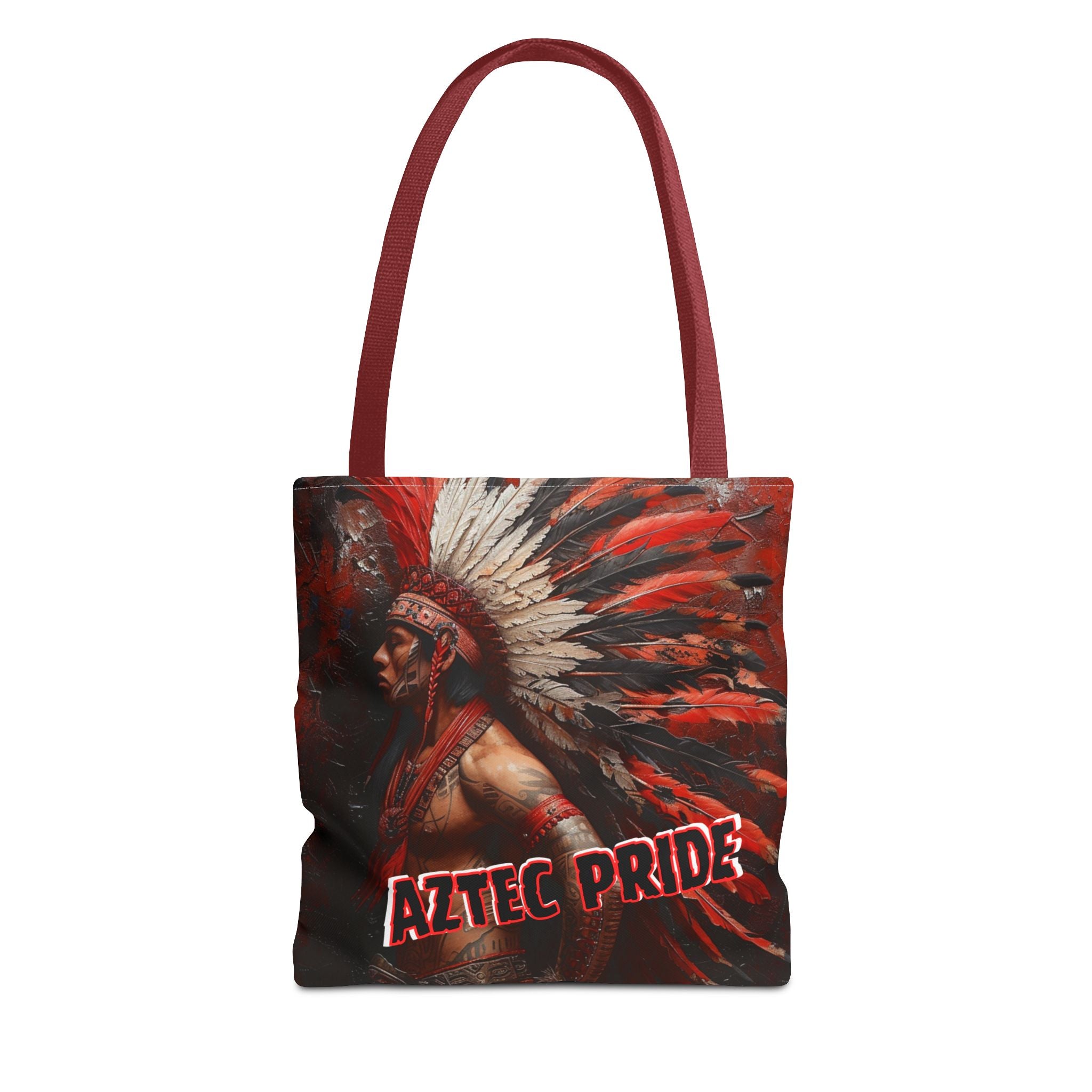 Aztec Noble Warrior Tote Bag – Aztec-Inspired Reusable Shopping Bag | GringoArte