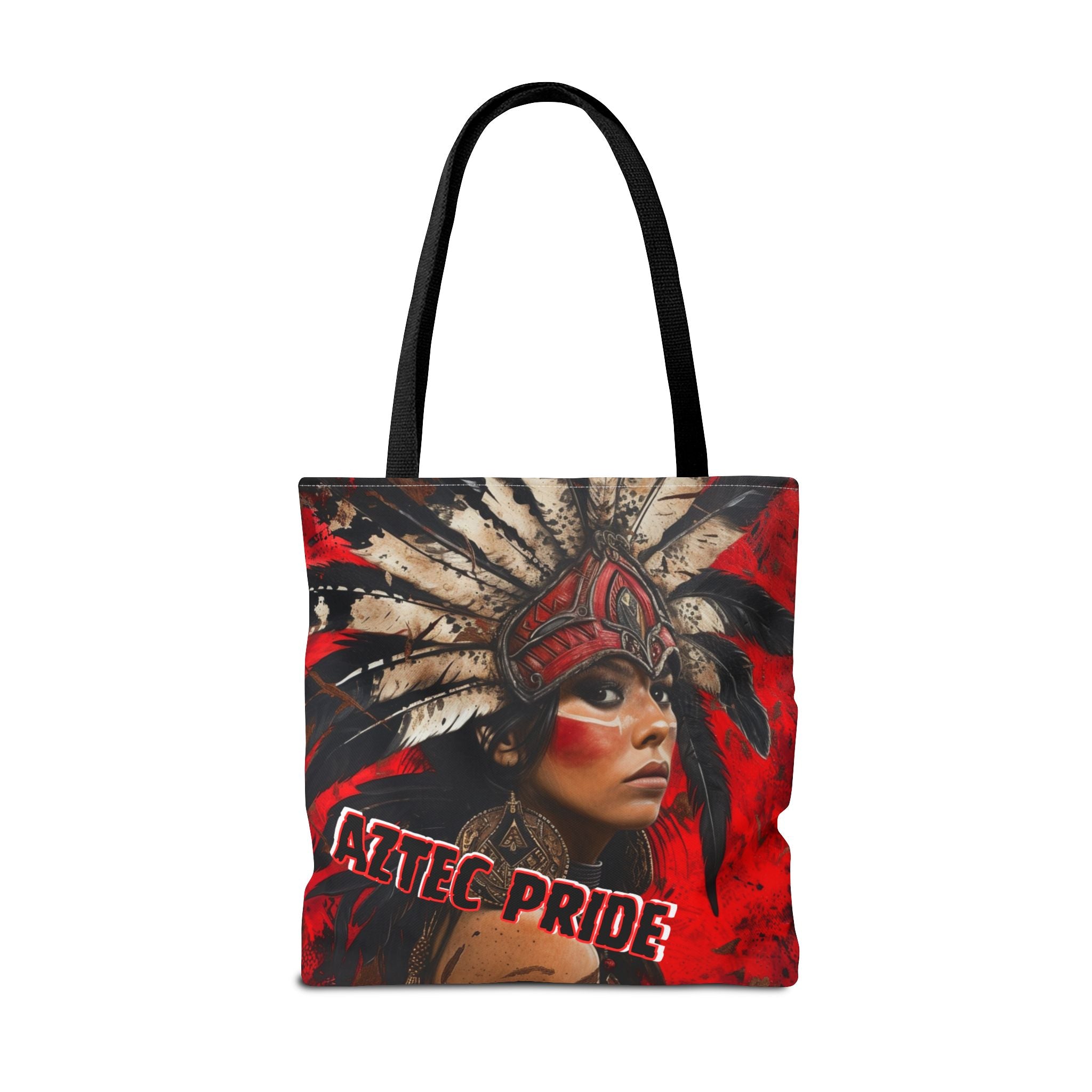 Aztec Moon Goddess Tote Bag – Aztec-Inspired Reusable Shopping Bag | GringoArte