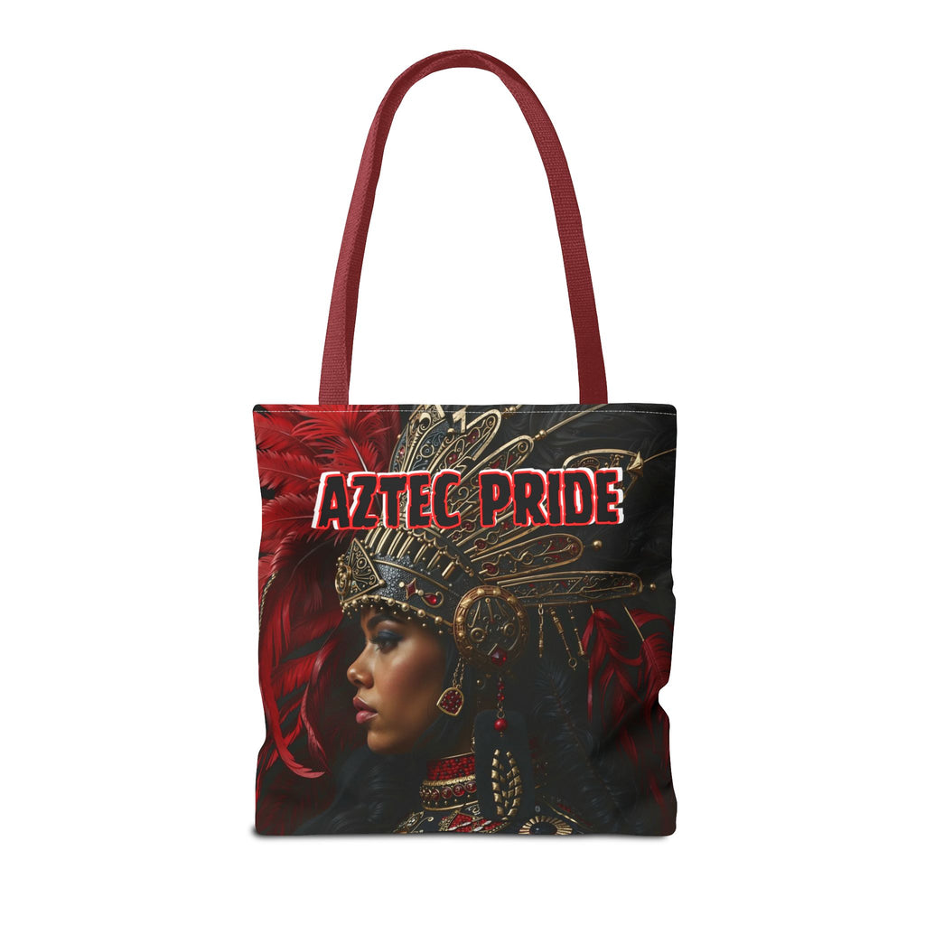 Aztec Lioness Queen Tote Bag – Aztec-Inspired Reusable Shopping Bag | GringoArte