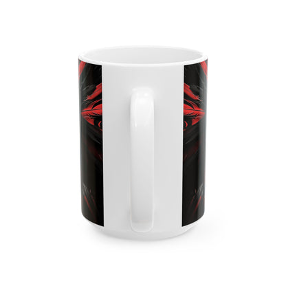 Aztec Jaguar Warrior – Ceramic Mug (11oz, 15oz • Dishwasher & Microwave Safe • Made in USA • Personalized Option)