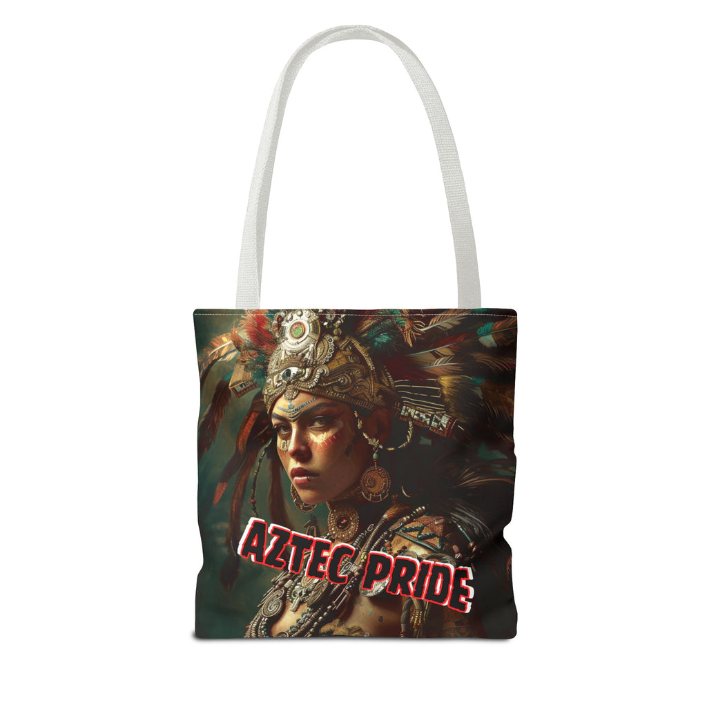Aztec Warrior Goddess Tote Bag – Aztec-Inspired Reusable Shopping Bag | GringoArte