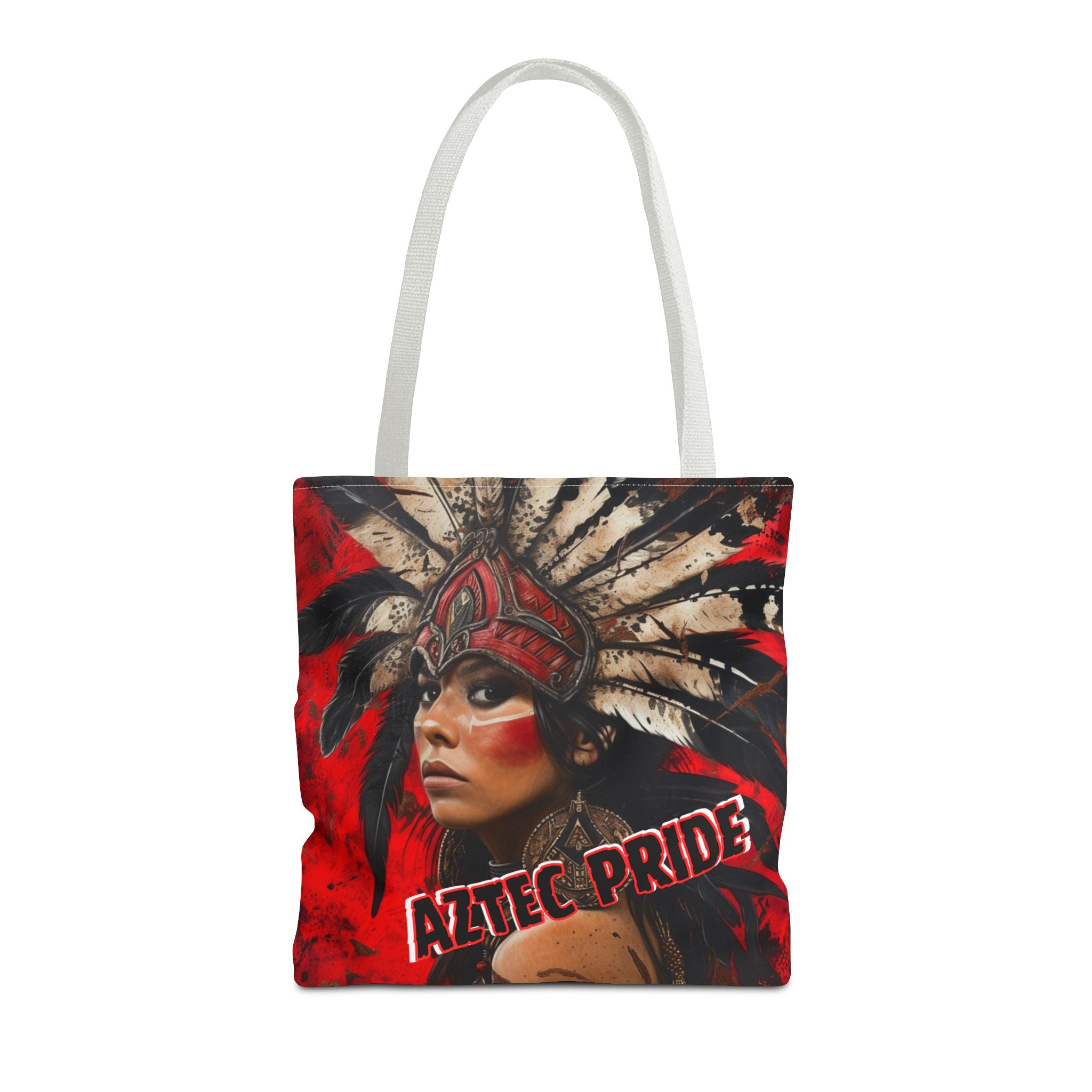 Aztec Moon Goddess Tote Bag – Aztec-Inspired Reusable Shopping Bag | GringoArte