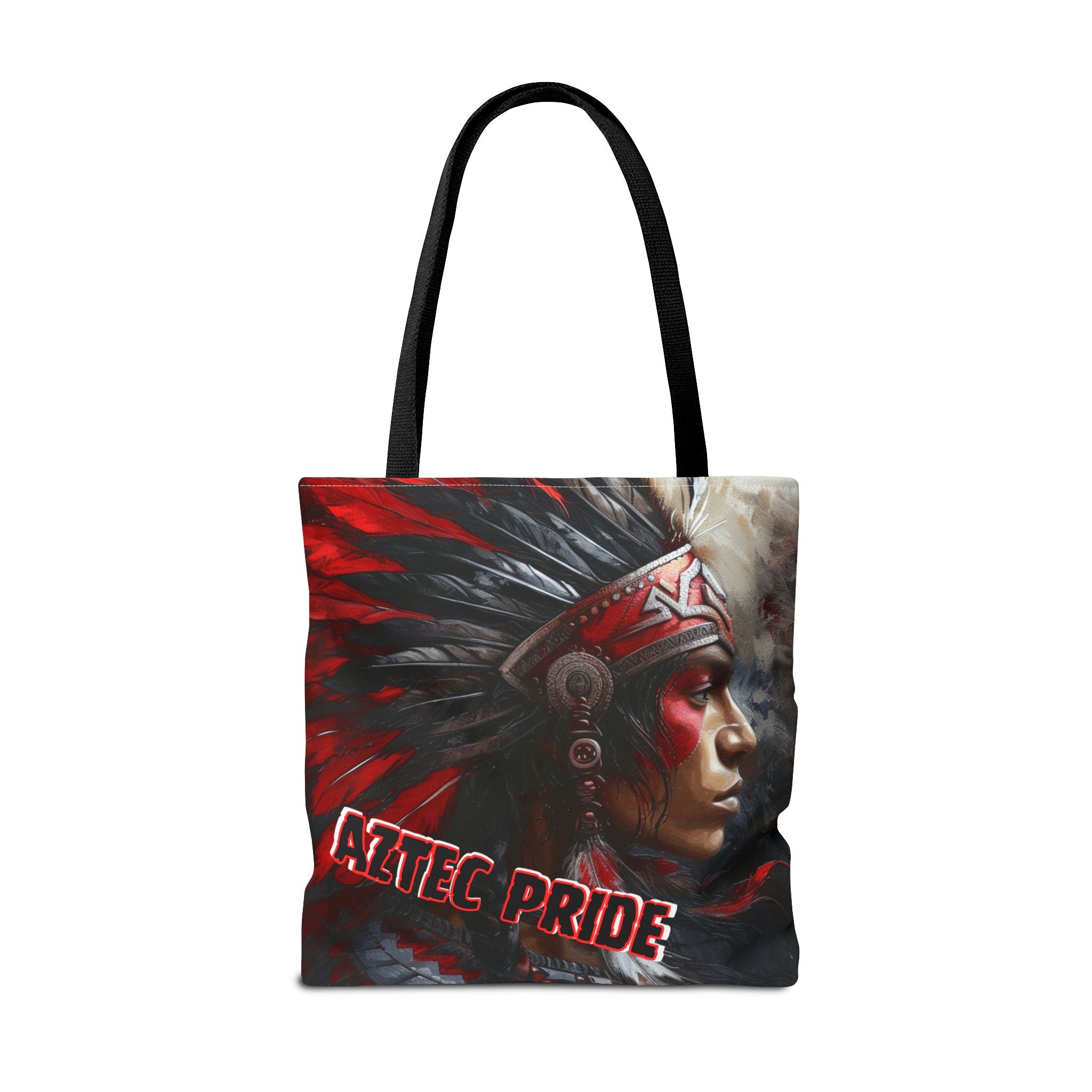 Aztec Silent Warrior Tote Bag – Aztec-Inspired Reusable Shopping Bag | GringoArte