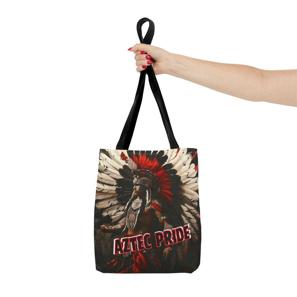 Aztec Fierce Warrior Tote Bag – Aztec-Inspired Reusable Shopping Bag | GringoArte