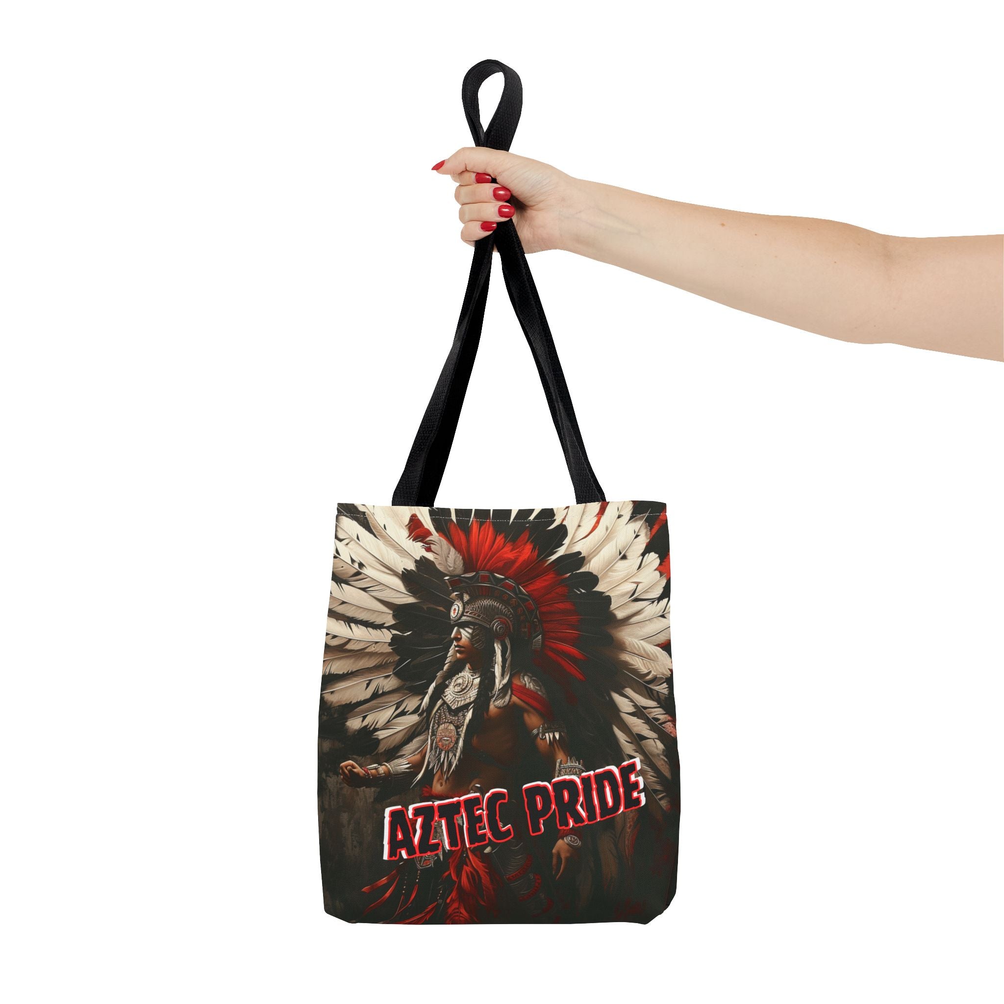Aztec Fierce Warrior Tote Bag – Aztec-Inspired Reusable Shopping Bag | GringoArte
