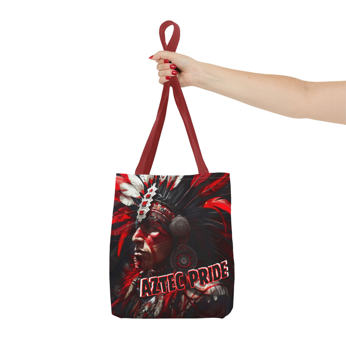 Aztec Loyal Warrior Tote Bag – Aztec-Inspired Reusable Shopping Bag | GringoArte