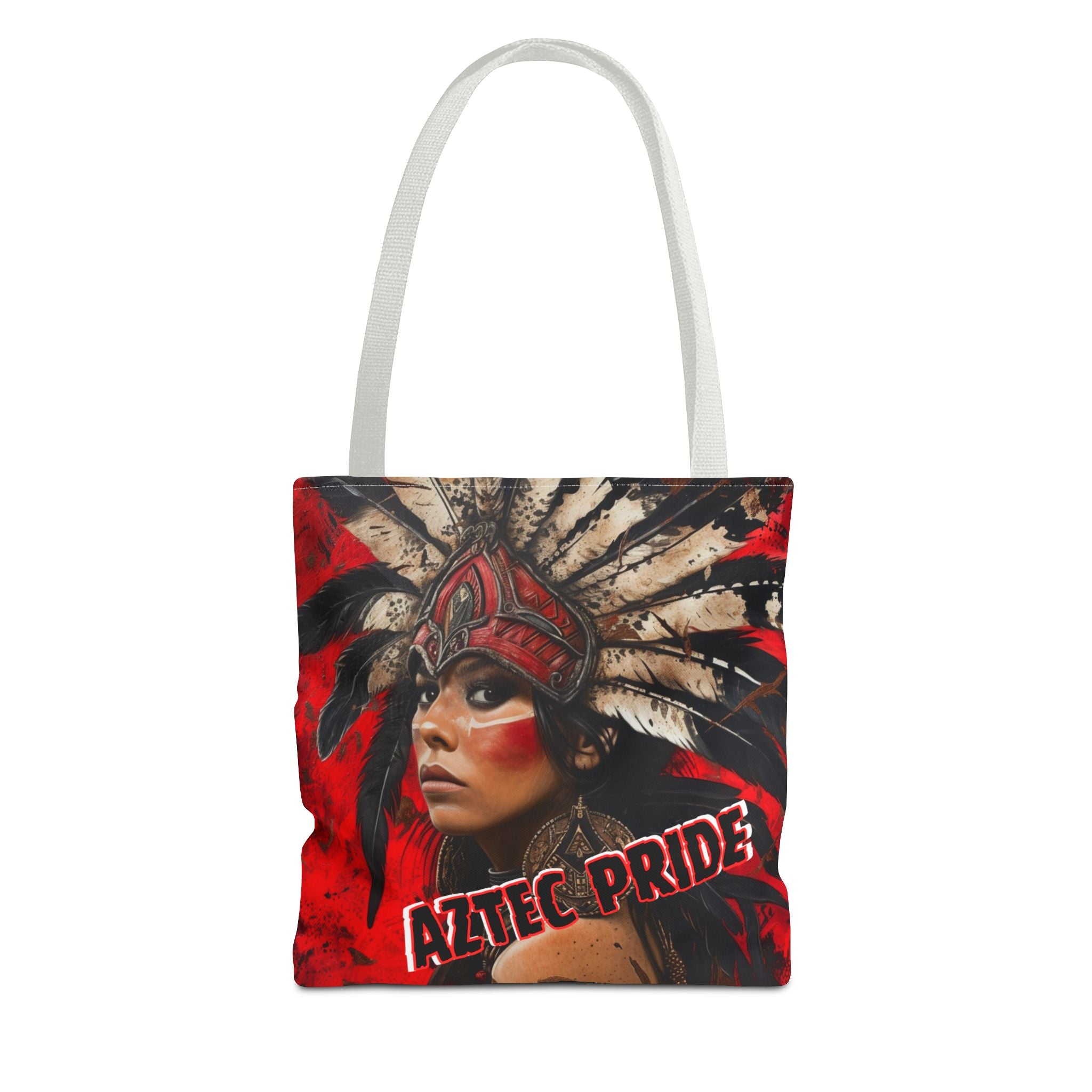 Aztec Moon Goddess Tote Bag – Aztec-Inspired Reusable Shopping Bag | GringoArte