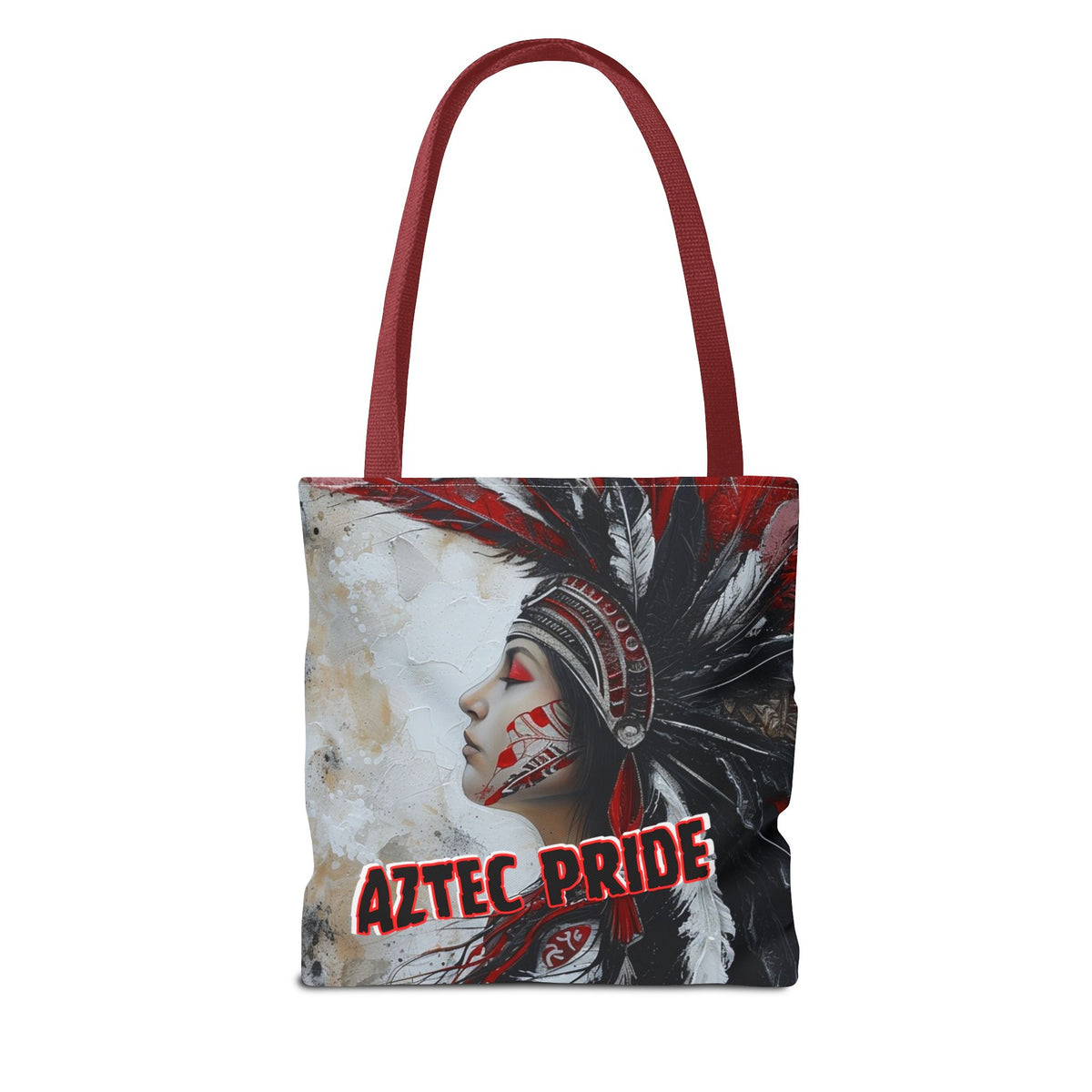Aztec Silent Goddess Tote Bag – Aztec-Inspired Reusable Shopping Bag | GringoArte
