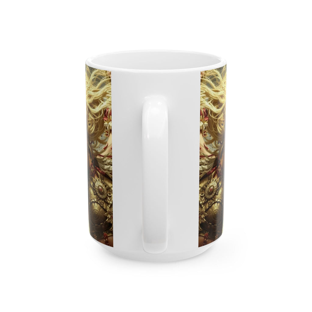 Aztec Iron Queen – Ceramic Mug (11oz, 15oz • Dishwasher & Microwave Safe • Made in USA • Personalized Option)
