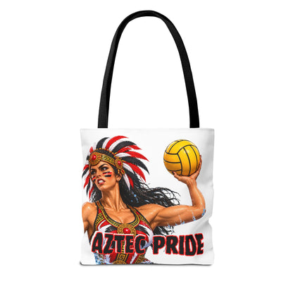 Aztec Water Polo Savage Female Warrior Tote Bag