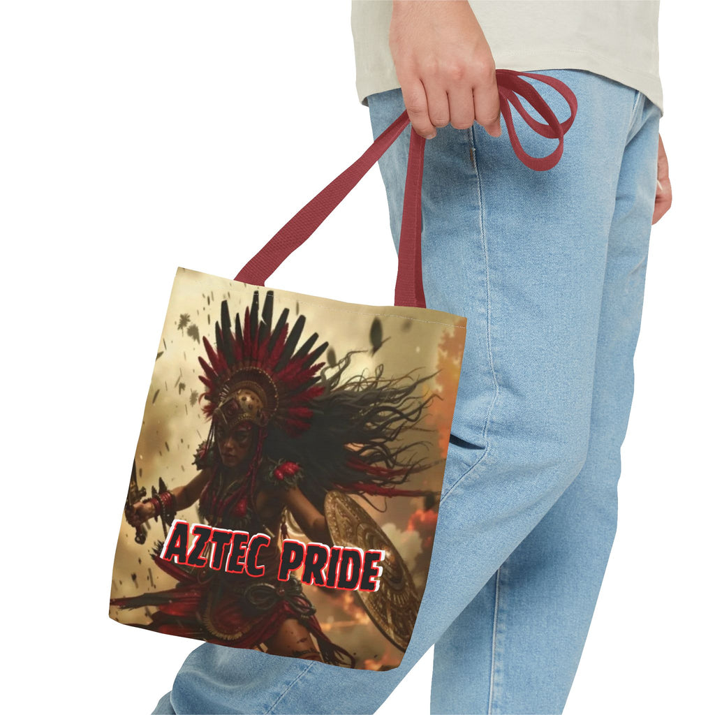 Aztec Bloodwar Queen Tote Bag – Aztec-Inspired Reusable Shopping Bag | GringoArte