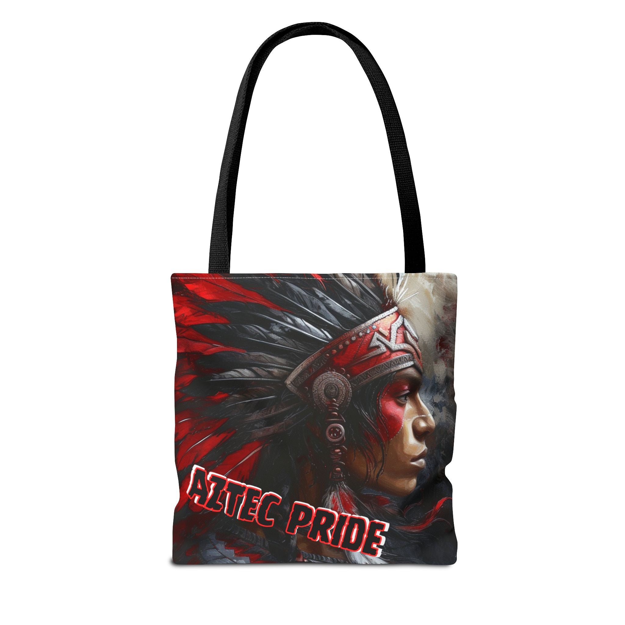 Aztec Silent Warrior Tote Bag – Aztec-Inspired Reusable Shopping Bag | GringoArte