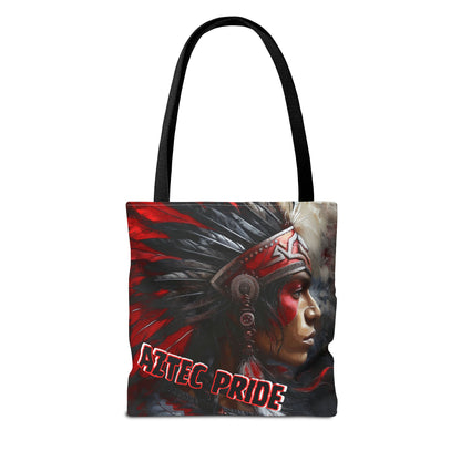 Aztec Silent Warrior Tote Bag – Aztec-Inspired Reusable Shopping Bag | GringoArte