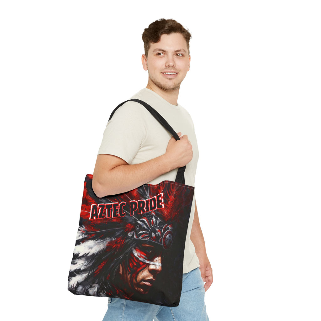Aztec King of Kings Tote Bag – Aztec-Inspired Reusable Shopping Bag | GringoArte