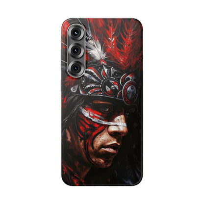 Aztec King of Kings – Flexi Phone Case (iPhone & Samsung • Clear TPU • Made in USA • Personalized Option)