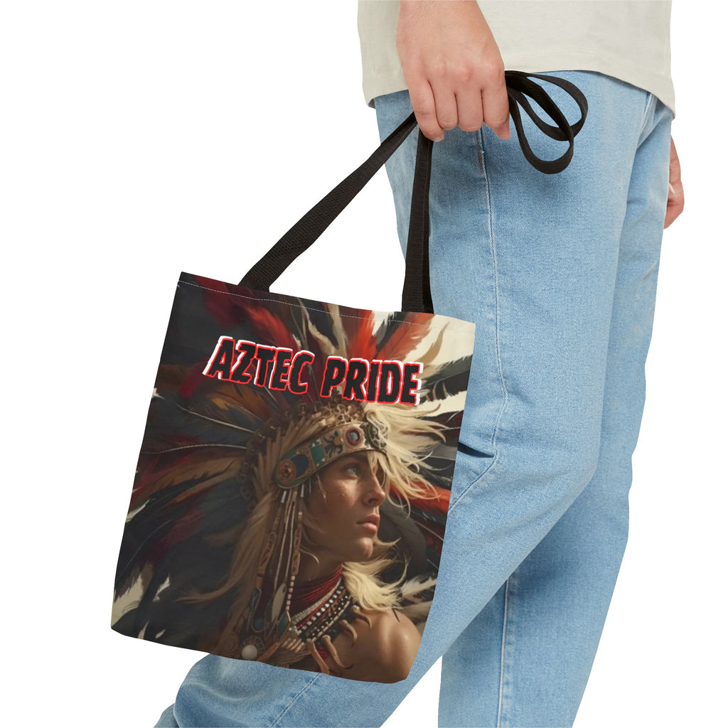 Aztec Sky Prince Tote Bag – Aztec-Inspired Reusable Shopping Bag | GringoArte