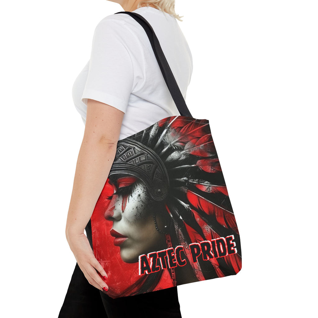 Aztec Fearless Goddess Tote Bag – Aztec-Inspired Reusable Shopping Bag | GringoArte