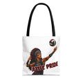 Aztec Volleyball Warrior Tote Bag | Aztec-Inspired AI Art • Made & Shipped in the USA • 🚚 FREE USA Shipping • FREE Personalization
