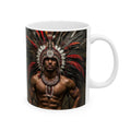 Aztec Warrior Eagle – Ceramic Mug (11oz, 15oz • Dishwasher & Microwave Safe • Made in USA • Personalized Option)