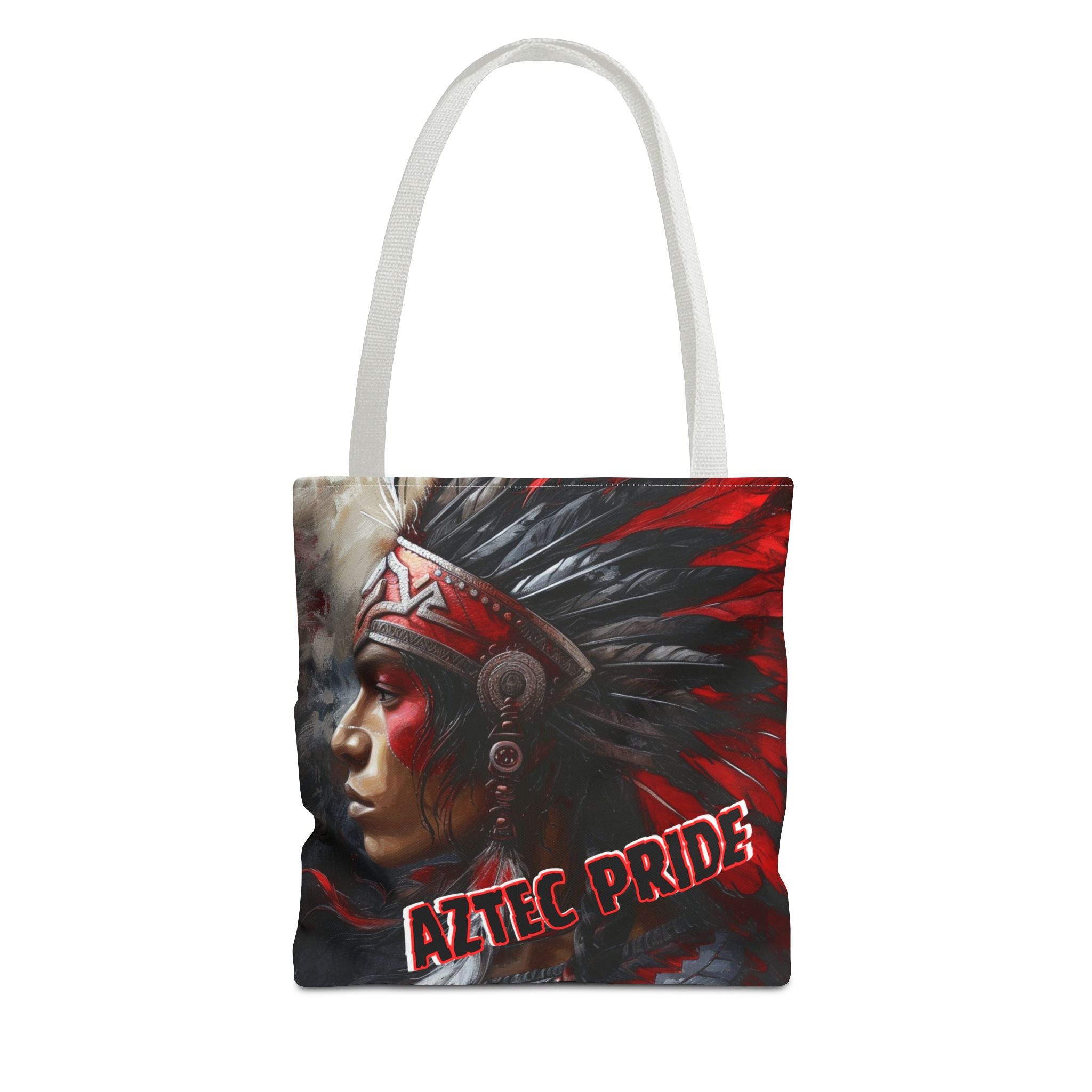 Aztec Silent Warrior Tote Bag – Aztec-Inspired Reusable Shopping Bag | GringoArte