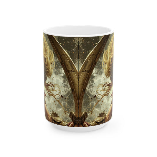 Aztec Iron Queen – Ceramic Mug (11oz, 15oz • Dishwasher & Microwave Safe • Made in USA • Personalized Option)