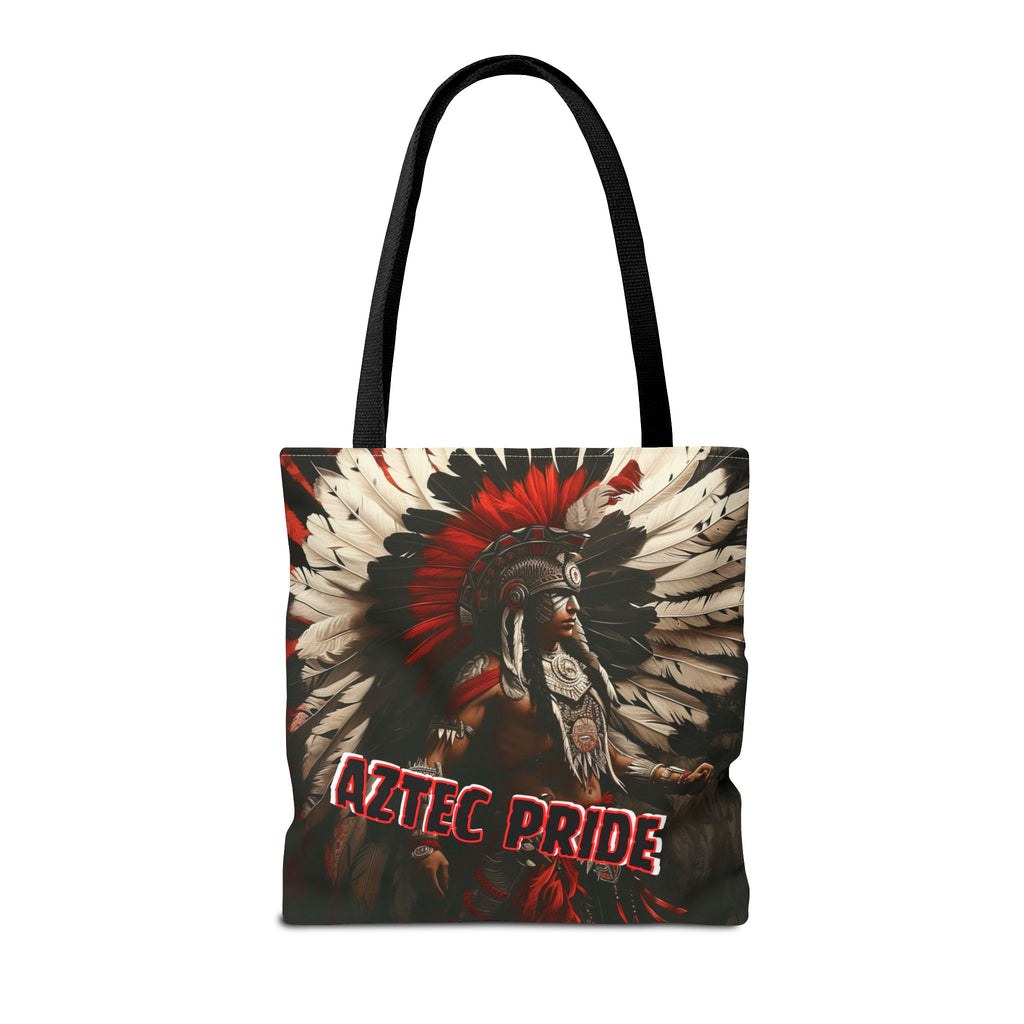 Aztec Fierce Warrior Tote Bag – Aztec-Inspired Reusable Shopping Bag | GringoArte
