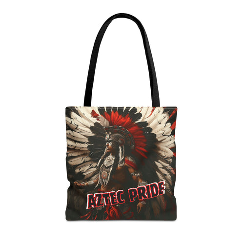 Aztec Fierce Warrior Tote Bag – Aztec-Inspired Reusable Shopping Bag | GringoArte