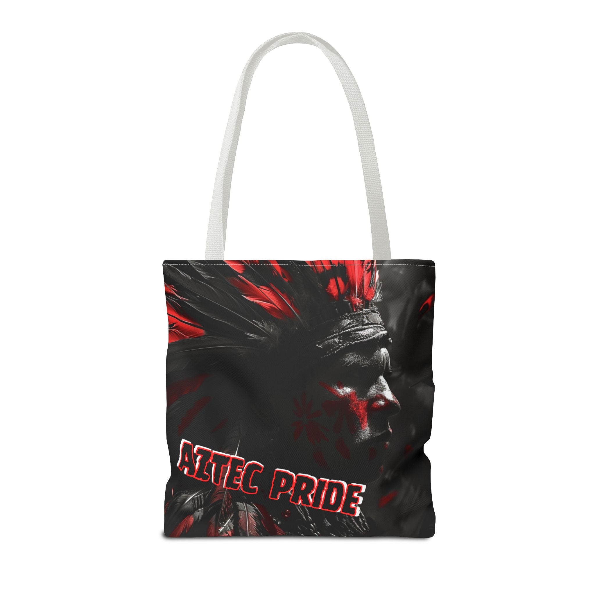 Aztec Jaguar Warrior Tote Bag – Aztec-Inspired Reusable Shopping Bag | GringoArte