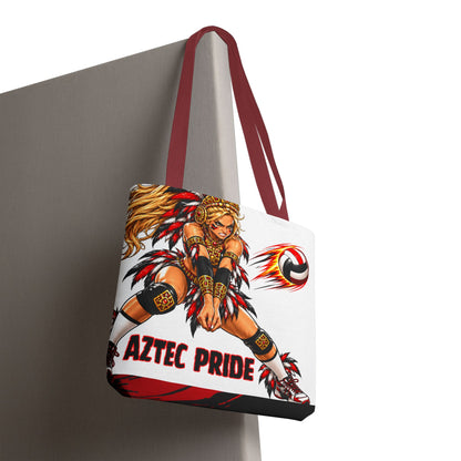 Aztec Volleyball Savage Warrior Tote Bag