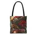 Aztec Storm Warrior Tote Bag – Aztec-Inspired Reusable Shopping Bag | GringoArte