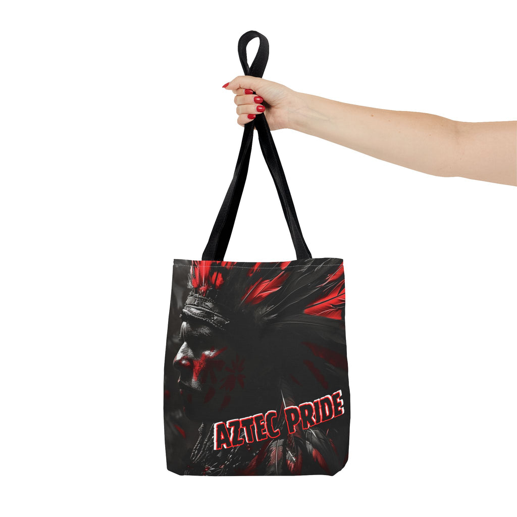 Aztec Jaguar Warrior Tote Bag – Aztec-Inspired Reusable Shopping Bag | GringoArte