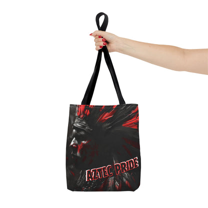 Aztec Jaguar Warrior Tote Bag – Aztec-Inspired Reusable Shopping Bag | GringoArte