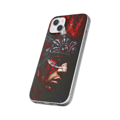 Aztec King of Kings – Flexi Phone Case (iPhone & Samsung • Clear TPU • Made in USA • Personalized Option)